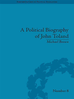 cover image of A Political Biography of John Toland